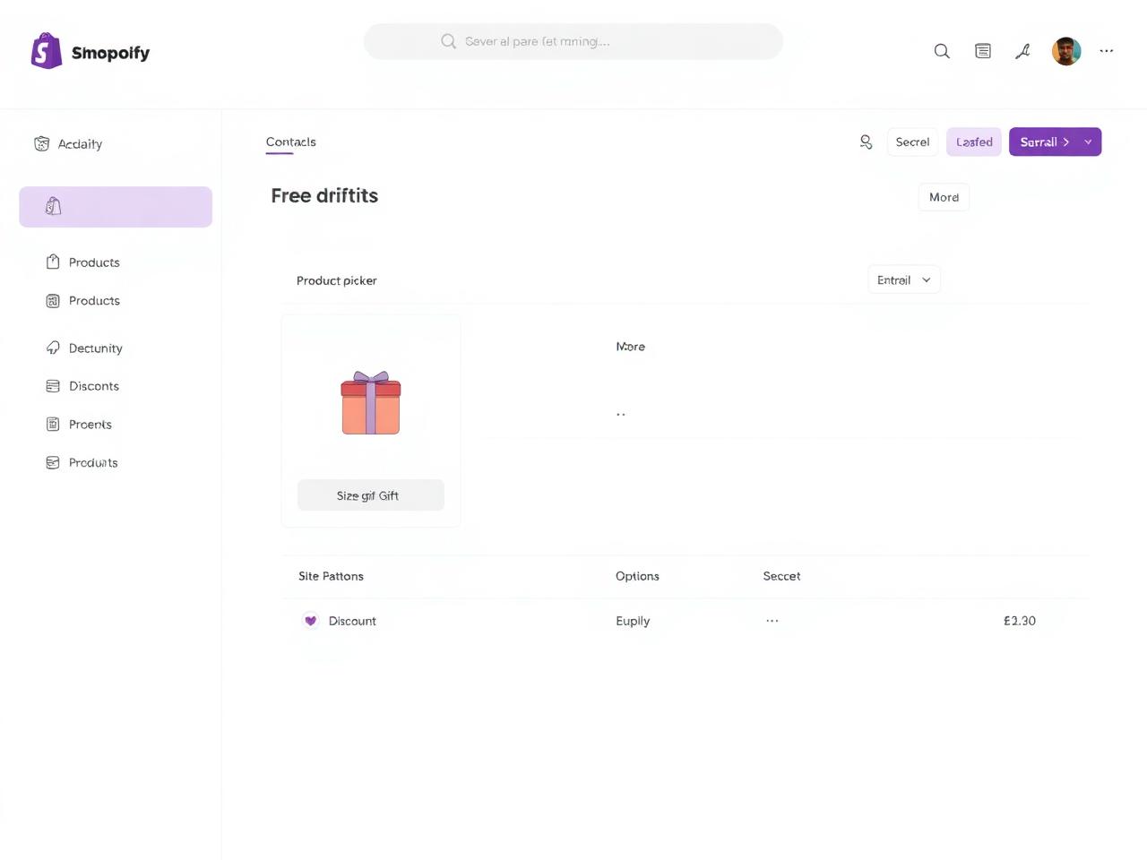 Free gift product selector for Buy X Get Y