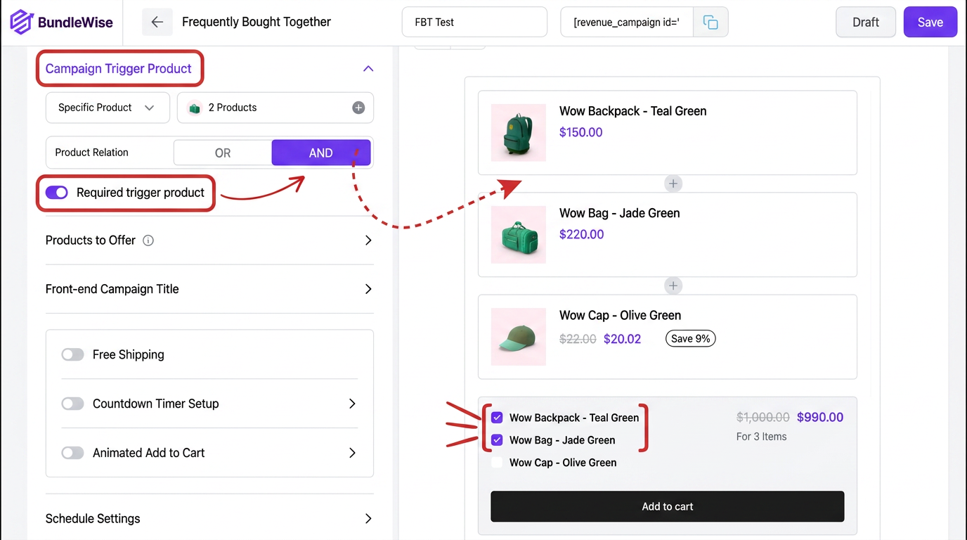 Frequently Bought Together — AND Relation Reference