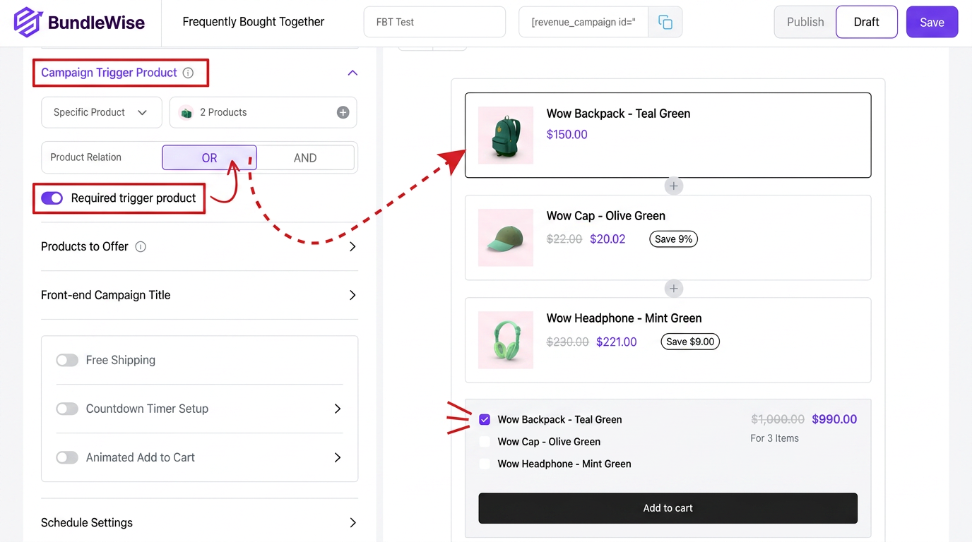 Frequently Bought Together — OR Relation Reference