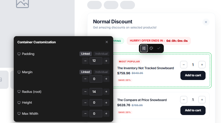 Product Section Reference